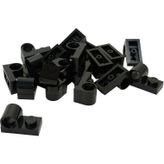 LEGO Custom MOC Technic Plate Modified 1 x 2 Pin Delikli Siyah Tuğla