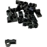 LEGO Custom Technic Plate Modified 1 x 2 Ters Pin Delikli Siyah Tuğla