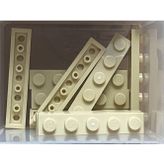 LEGO Moc Custom Aksesuar Creator Plate 1 X 5 Düz Tuğla Taba