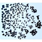 LEGO Orijinal Parçalar - Siyah Parçalar Lotu ( 578 Parça)