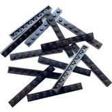 LEGO Parçalar - Black Plate 1 x 8 ( 13 Adet)
