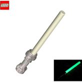 LEGO Star Wars Minifigür Aksesuarı, Işın Kılıcı, Lightsaber, Karanlıkta Parlar Renkte ve Metalik Gümüş Kabzalı