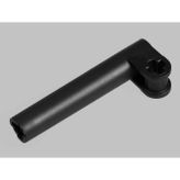 LEGO Technic Custom Axle Pin Connector Perpendicular Extension Siyah