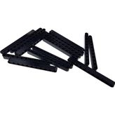 LEGO Technic Moc Custom Aksesuar Liftarm 1 X 11 Thick - Siyah