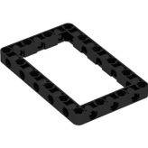 LEGO Technic Moc Custom Aksesuar Liftarm Thick Frame 7 X 11 - Siyah
