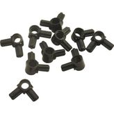LEGO Technic Moc Custom Axle Pin Connector Hub Çift Axle Siyah