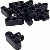 LEGO Technic Moc Custom Axle Pin Connector Perpendicular Triple Siyah
