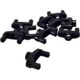 LEGO Technic Moc Custom Ortası Pin Delikli Connector 3l Çift Pinli Siyah