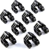 LEGO Technic Moc Custom Pin Connector Perpendicular Split Siyah