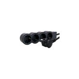 LEGRAND GRUP PRİZ 4X2P+T 4 SOKETLİ 5M - Siyah