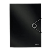 Leitz 45631095 Siyah 150 Sayfa Kapasiteli Solid İnce Lastikli Dosya