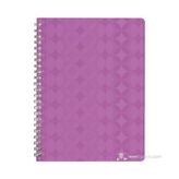 Leitz A4 Retro Chic 80 Syf.PP Çizgili Defter - Mor