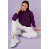 Lela 5863323 Mor Kadın Sweatshirt