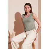 Lela 5864384 Olive Kadın Bluz