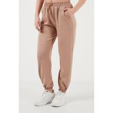 Lela Regular Fit Cepli Eşofman Altı Kadın 5865798 - Bej - S