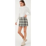 Lela Regular Fit Kışlık Tüvit Mini Bayan Şort Etek 611ET0020 HAKİ