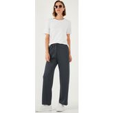 Lela Streç Bol Paça Regular Fit OYSHO Kumaş Bayan Eşofman Altı 5865881 FÜME