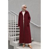 LENFORA Boydan Düğmeli Cebeli Kaban -Bordo