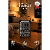 Lenovo Bluetooth Hoparlör Kablosuz Taşınabilir Speaker K12 Siyah