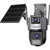 Lenovo G4S4 2X3MP 4g Dış Mekan Güneş Enerjili Pt Güvenlik Kamerası - 2 Lensli, 7/24 Kayıt (Aov) - Siyah