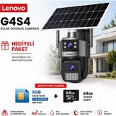 Lenovo G4S4 4g Solar Güvenlik Kamerası + 1 Yıl 5gb Sım + 64GB Hafıza Kartı Hediyeli Paket