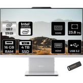 LENOVO IdeaCentre 24IRH9 i7 13620H 16GB DDR5 4TB SSD 23.8" FHD IPS FDOS Beyaz All in One PC & PER4