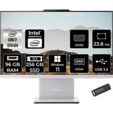 LENOVO IdeaCentre 24IRH9 i7 13620H 96GB DDR5 256GB SSD 23.8" FHD IPS W11P Beyaz All in One PC & PER4