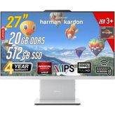 Lenovo Ideacentre 27ARR9 Amd Ryzen 7-7735HS 20GB 512GB 27 Fhd Freedos Beyaz All In One Bilgisayar