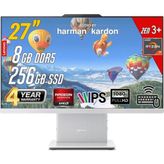 Lenovo Ideacentre 27ARR9 Amd Ryzen 7-7735HS 8gb 256GB 27 Fhd Freedos Beyaz All In One Bilgisayar
