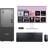 Lenovo Thinkcentre Neo 50T Gen 5 i7 14700 Masaüstü Bilgisayar 16GB RAM 2TB SSD 23.8" FHD Win11 Home + Per4 USB 12UAS0GL00P623