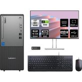 Lenovo Thinkcentre Neo 50T Gen 5 i7 14700 RTX 5050 8GB Masaüstü Bilgisayar 16GB RAM 512GB SSD 23.8" FHD FreeDOS + Per4 USB 12UD001UTRP841
