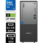 Lenovo Thinkcentre Neo 50T Gen 6 Intel Core Ultra 5 225 64GB 1tb SSD GT1030/4GB Fdos Masaüstü Bilgisayar & Per4 USB Bellek 13BD007UTRP434