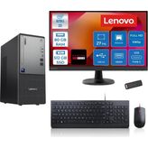 Lenovo Thinkcentre Neo 50T Gen 6 Intel Core Ultra 5 225 Upto 4.9ghz 80GB Ddr5 512GB SSD 4GB/RX550 Freedos +27" Fhd Monitör Masaüstü Bilgisayar 13BD007UTR2727F27+ZETTAUSBBELLEK - 27 inç