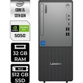 Lenovo Thinkcentre Neo 50T i5 13400 RTX 5050 8GB Masaüstü Bilgisayar 32GB RAM 512GB SSD FreeDOS + Per4 USB 12UB000BTRP545