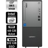 Lenovo Thinkcentre Neo 50T i5 14400 Masaüstü Bilgisayar 48GB RAM 512GB SSD Win11 Pro + Per4 USB 12UAS1CF00P349