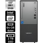 Lenovo Thinkcentre Neo 50T i7 13700 Masaüstü Bilgisayar 64GB RAM 2TB SSD FreeDOS + Per4 USB 12UB000HTRP315
