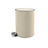 Lenox 5 lt Bej Pedallı Çöp Kovası