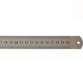 Leo 300x25 mm Çift Taraflı Çelik Cetvel