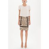 Leopar Leopar Desenli Pamuk Etek 80487 - 001-Renkli - 38
