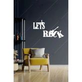 Let's Rock Ahşap Duvar Dekorasyon Ürünü