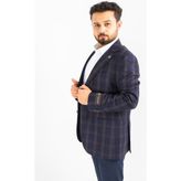 Levent Serez Ceket Mavi Kahve - 48