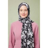 levidor Desenli Cotton Şal, 75 x 190, V17841, Gri, Kadın