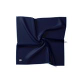 Levidor Lacivert Düz Renk Trend Twill Polyester Eşarp