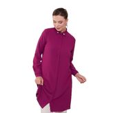 levidor Yaka Taş Detaylı Tunik