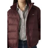 Levi's Willa Down Packable Ceket Mont Kadın Mont, Bordo, XS