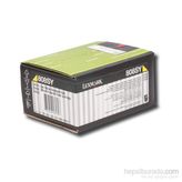 Lexmark CX410-80C8SY0 Sarı Toner