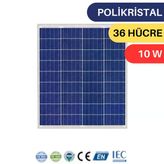 Lexron 12W Polikristal Güneş Paneli