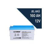 Lexron 160A Deep Cycle Solar Jel Akü (Nano Teknoloji)