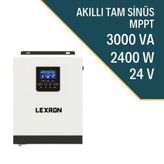 lexron 3KVA/3000W MPPT AKILLI İNVERTER (24v)