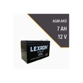 Lexron 7A - 12V Kuru Tip Akü Agm Akü